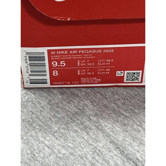 Nike Air Pegasus 2005 Shoes Womens Size 9.5 White Running Sneakers HQ5718-103 - Picture 12 of 12